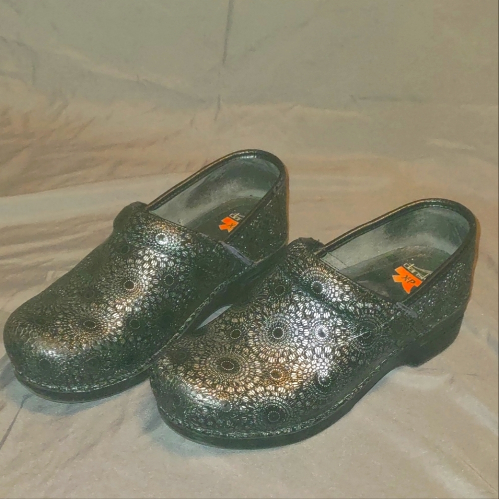 Dansko Women's Black/ Silver Mandala